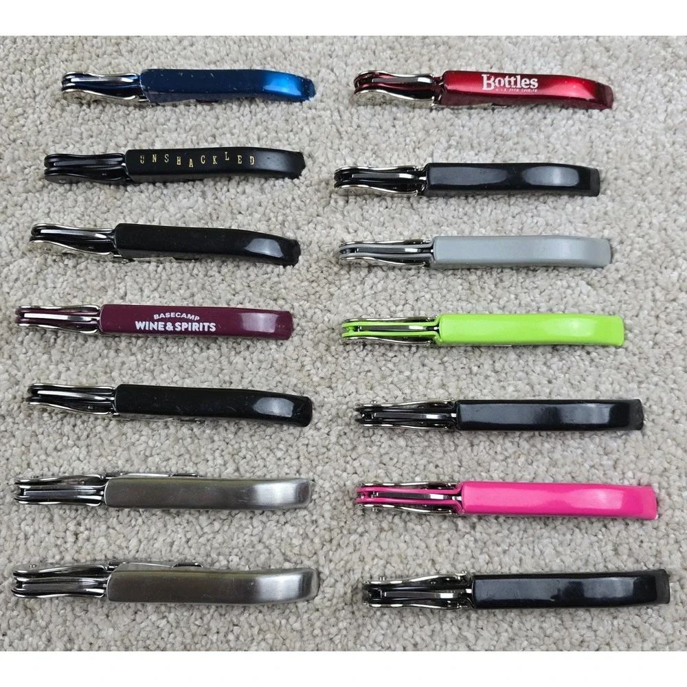 Lot of 12 Pulltap's Wine Openers Corkscrews Double Hinged Waiter's Keys Assorted